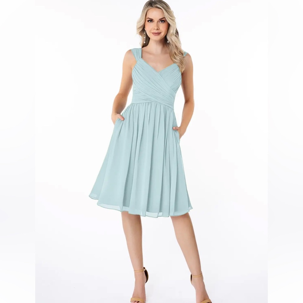 Azazie Angie dress Mist size 6